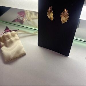 Gold Leaf Earrings